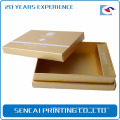 Sencai gold card packaging top and base box with cross shaped logo